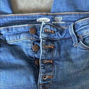 Old Navy Blue High Rise Denim Jeans
